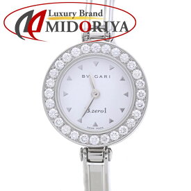BVLGARI ブルガリ B.zero1 ビーゼロワン Mサイズ ベゼルダイヤモンド BZ22WSDS BZ22S【正規店購入/磨き済/電池交換済】ステンレススチール レディース /39985【中古】【腕時計】