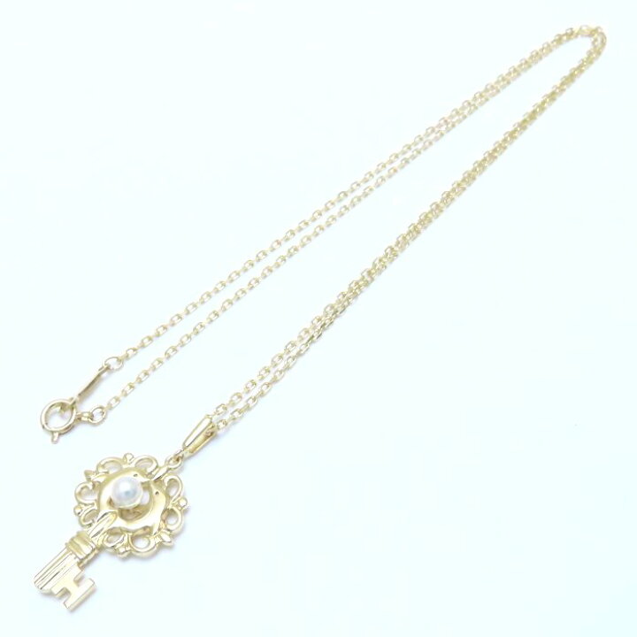 楽天市場】MIKIMOTO ミキモト キーモチーフ ネックレス ベビーパール 