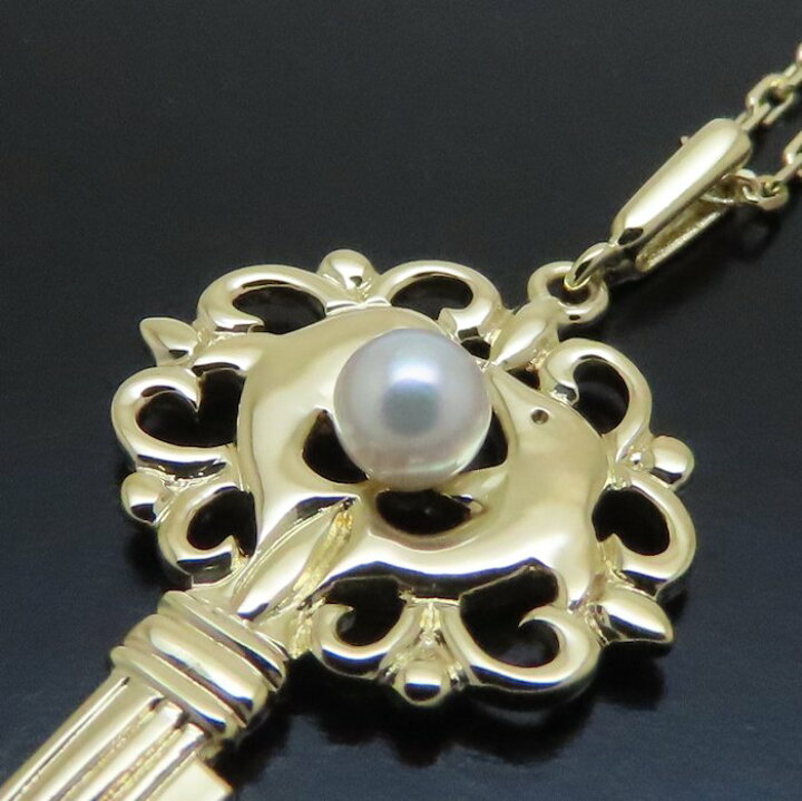 楽天市場】MIKIMOTO ミキモト キーモチーフ ネックレス ベビーパール 