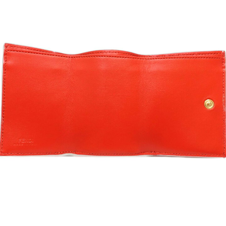 楽天市場】FENDI フェンディ 三つ折り財布 8M0395AV1HF1SXV バゲット 