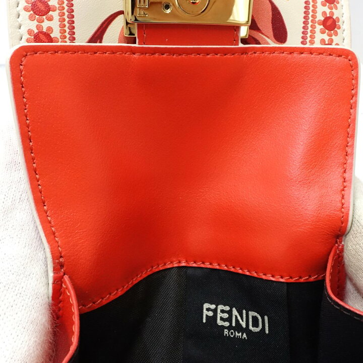楽天市場】FENDI フェンディ 三つ折り財布 8M0395AV1HF1SXV バゲット 