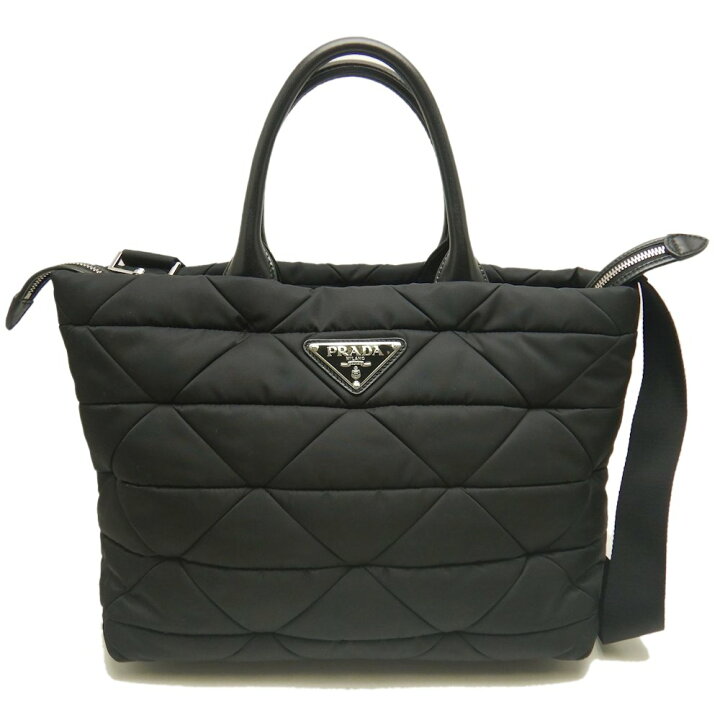 楽天市場】PRADA プラダ キルティングトート 1BG435 トートバッグ 