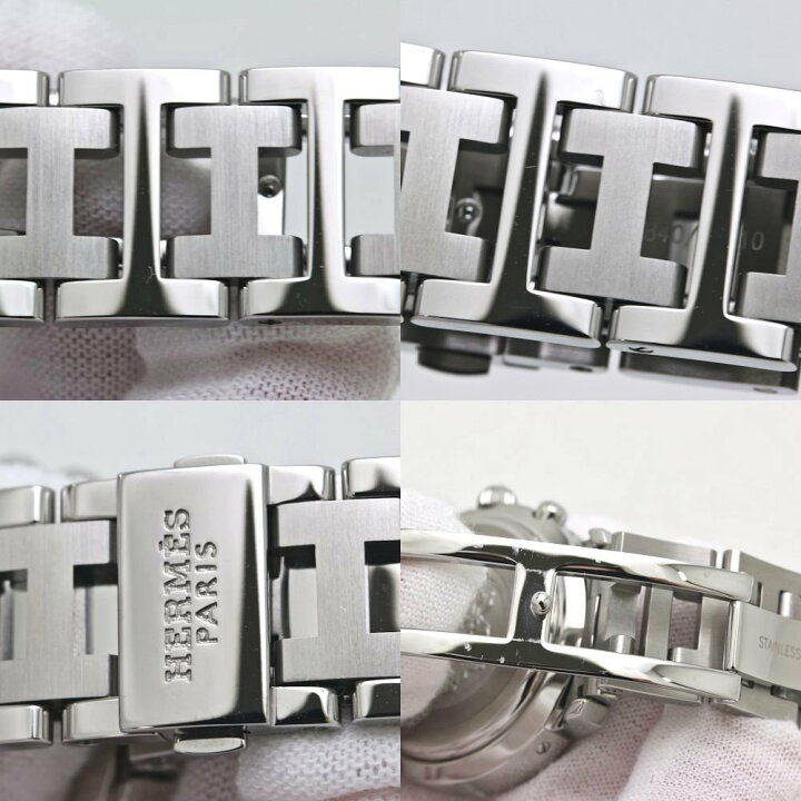 楽天市場】腕時計 ボーイズ HERMES エルメス クリッパー クロノグラフ  