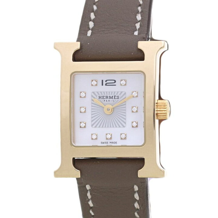 楽天市場】腕時計 レディース HERMES エルメス Hウォッチ ミニ 11P 