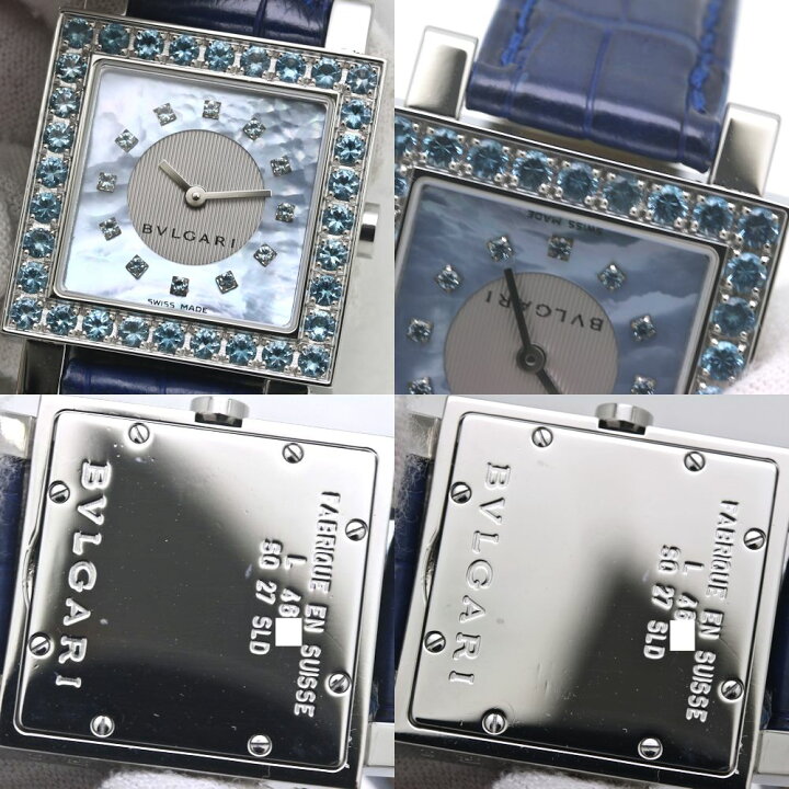 楽天市場】BVLGARI ブルガリ クアドラード ブルートパーズ SQ27C3STL  