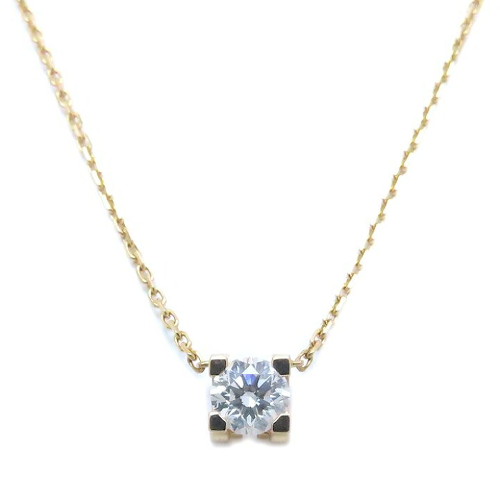 カルティエ ネックレス 一粒ダイヤ Cartier カルティエ シンプル 一粒 