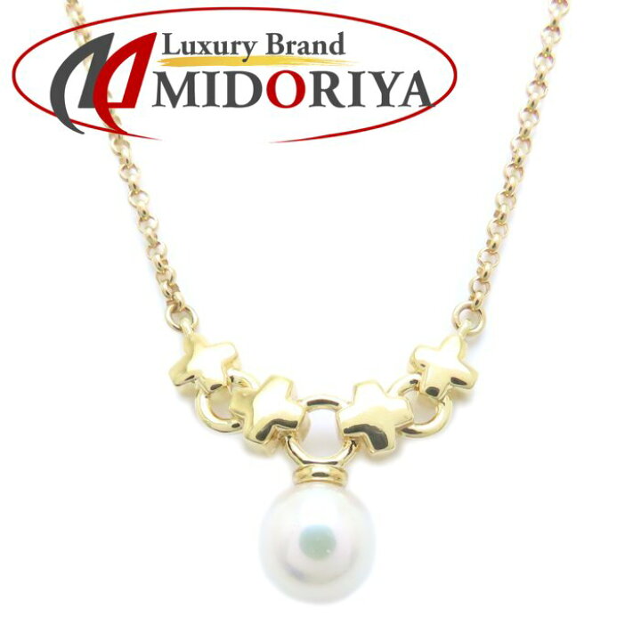 楽天市場】MIKIMOTO ミキモト パール ネックレス 真珠7.4ミリ K18YG