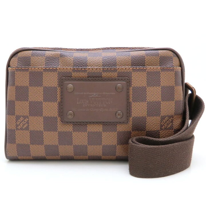 楽天市場】LOUIS VUITTON ルイヴィトン ダミエ バムバッグブルックリン 