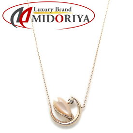 STAR JEWELRY スタージュエリー ネックレス マザーオブパール ダイヤモンド0.003ct K10PG ピンクゴールド レディース /295578【中古】【BJ】