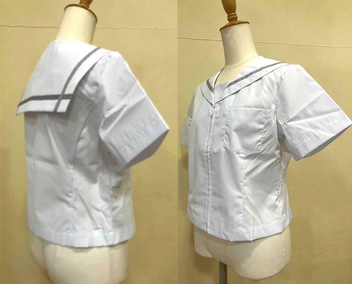 楽天市場】送料無料 夏用 半袖 セーラー服 1本線タイプ 前 楽天市場】送料無料 夏用 半袖 セーラー服 1本線タイプ 前