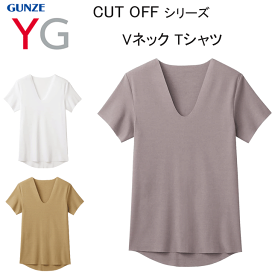 メール便発送 メンズ Vネック Tシャツ カットオフ 半袖 グンゼ YG GUNZE ワイジー 抗菌防臭 柔らかな風合い ストレッチ 抗菌防臭加工 M-LL 紳士 下着 肌着 CUT OFF 父の日 プレゼント 定番 YN1515 新作 楽天 通販 メール便送料込み