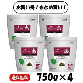【まとめ買い 4袋】 ハイペット 恵 シニア 750g ×4