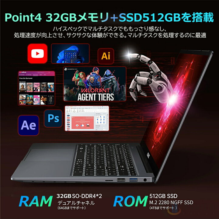 楽天市場】[Nvidia GTX 1060搭載 DDR5]ゲーミングノートpc ノート 