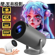 【壁.天井投影可能 超小型&180°回転】プロジェクター 小型 家庭用 Android TV 11.0 12000LM 2.4/5G Wi-F…