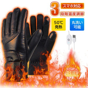 【2025最新作】電熱グローブ バイク用 電熱グローブ 電熱手袋 バイク 3段階温度調節 加熱グローブ ヒーター手袋 複合繊維発熱糸 防寒手袋 スマホ/タッチパネル対応 防水防風 男女兼用 即暖
