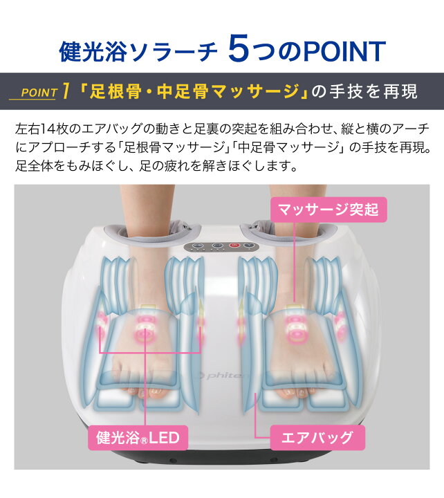 楽天市場】ファイテン 健光浴ソラーチ (管理医療機器)フット 