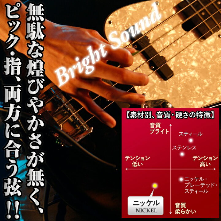 楽天市場】◇楽天1位◇ ベース 弦 Phoenix ロングスケール 4弦 