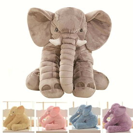 「60cm」欧米SNSで大人気! ゾウ ぬいぐるみ リアル 動物 抱き枕 象 アフリカゾウ 象 インテリア 子供 おもちゃ 特大 動物 可愛い ふわふわで癒される 柔らか プレゼント 長さ60cm 5色選択可