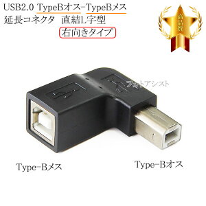 USB2.0 TypeB�I�X-TypeB���X �����R�l�N�^ ����L���^ �E�����^�C�v ���������y���[���ւ̏ꍇ�z