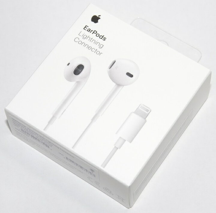 楽天市場】アップル純正 Apple EarPods with Lightning Connector 