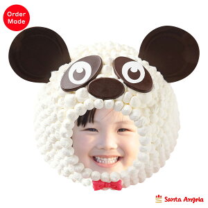 写真ケーキ フォトケーキ キャラクターケーキ パンダ くま うさぎ いぬ バースデーケーキ 誕生日ケーキ どうぶつケーキ こどもお祝いケーキ サプライズケーキ 送料無料 ケーキ インスタ映
