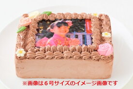 写真ケーキ フォト プレート 付き プリント 画像 誕生日 バースデー 記念日 お祝い 還暦 敬老の日 誕生日 チョコ 送料無料 ケーキ インスタ映え