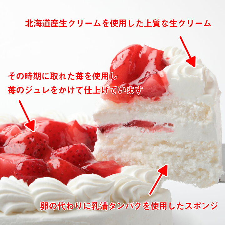 送料無料 卵アレルギー写真ケーキ アレルギーケーキ 6号 卵不使用 卵不使用ケーキ 卵アレルギーケーキ 直径18cm バースデーケーキ 5 6人用