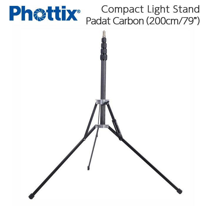 お求めやすく価格改定 大人気! 一脚 ブームポールとしても使用可能なライトスタンド Phottix フォティックス Padat 200 79” 200cm Light Compact Stand