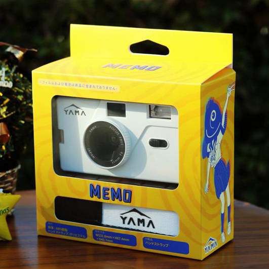 YAMA［ヤマ］フィルムカメラ MEMO M20 WHITE　（コンパクトカメラ フィルム写真 35mm 銀塩カメラ ホワイト）