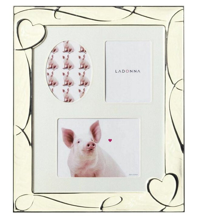楽天市場 フォトフレーム 六つ切り ハガキサイズ 1枚 L判 2枚 Np08 06 Wh ラドンナ ブタ ハート ブライダル 写真立て 大きい 大人 女性 プレゼント 壁掛け 卓上 かわいい 結婚式 六切り 6切り ポストカード Lサイズ 縦 横 おしゃれ 結婚祝い 複数枚 母の日 誕生日
