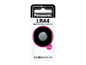 �p�i�\�j�b�N Panasonic �A���J���{�^���d�r LR44P 1.5V AG13 A76 L1154 357A LR-44
