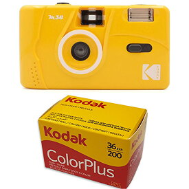 【お得フィルムセット】 Kodak コダック フィルムカメラ M38 イエロー + Kodak コダック カラーネガフィルム KODAK Color Plus 200-135-36枚撮 1本