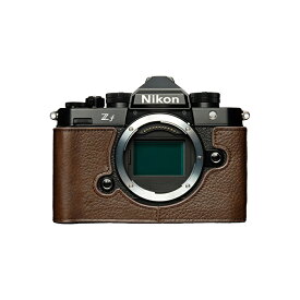 【新商品】TP Original Nikon ニコン Z f 用 ボディーハーフケース ダークブラウン