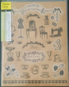 ピタットデコ アンティーク雑貨【デコパーツ】