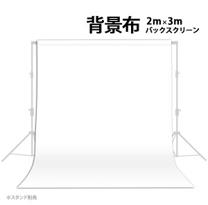 撮影機材 2m×3m 背景布 背景用布 ビジュアルセット 小道具 スタジオ撮影 大サイズ 写真撮影 無反射 テレワーク 白 簡単便利■058