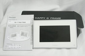 【新品・展示品】パイオニア デジタルフォトフレーム HF-T750-W ホワイト 白 7型 ワイド800×480ピクセル スライドショーで写真が見れる 音楽を聴く 動画を見る