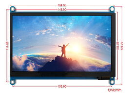 7" HDMI LCD(H)、1024 x 600