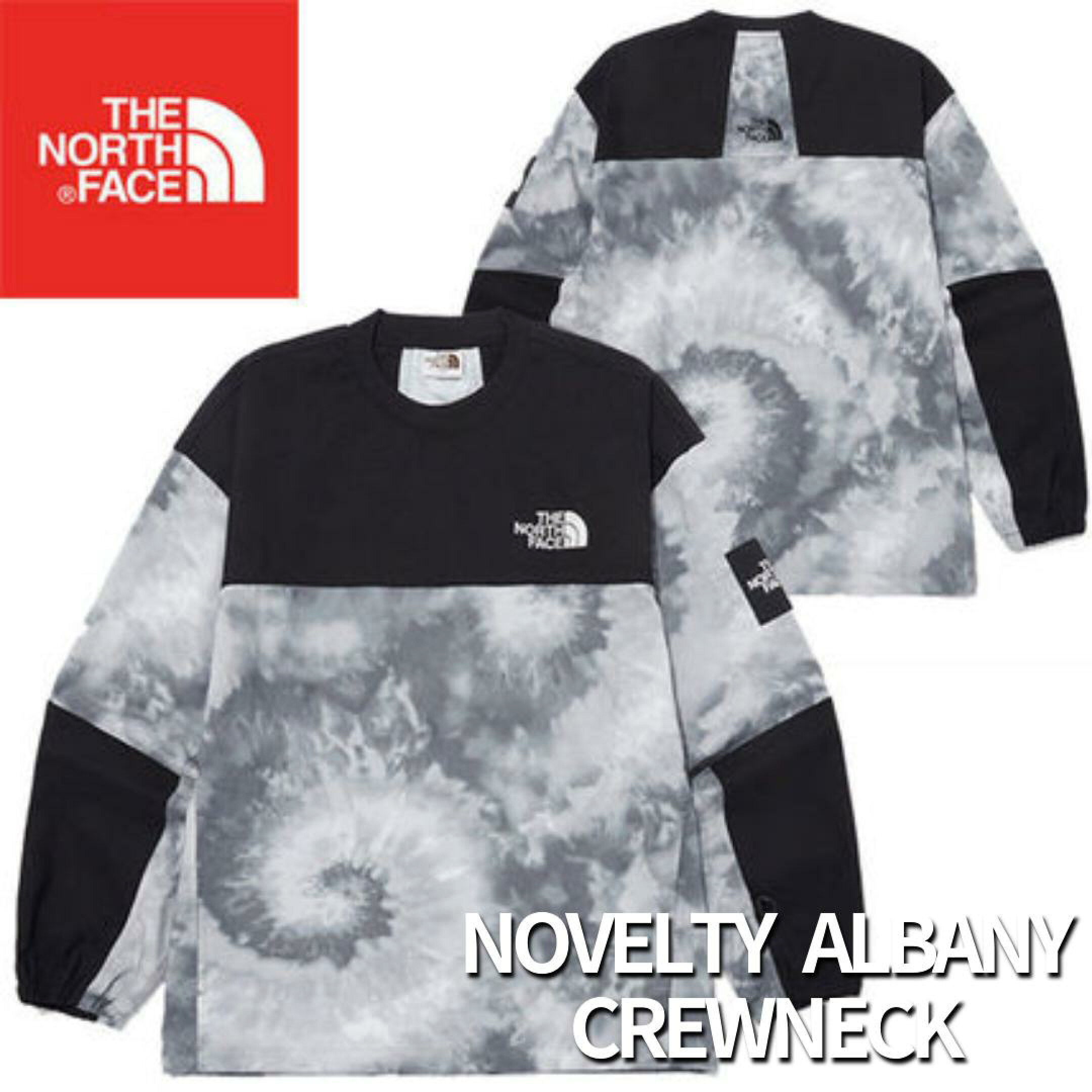 NOVELTY ALBANY CREWNECK NM5MP04J ノースフェイス　ナイロンジャケット スウェット 