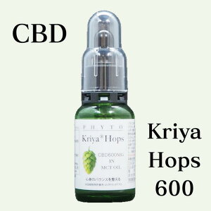 CBD �I�C�� Kriya Hops ��Ղ̃z�b�v THC�t���[ �J���i�r�W�I�[�� �J���i�r�m�C�h 28g 30ml 600mg �����^���I�C�� �I�[�K�j�b�N �㉺�z�� MCT �I�C�� �t�@�C�g�P�~�J�����{