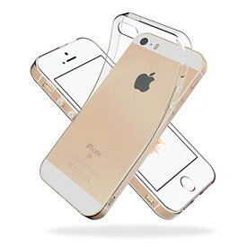 iPhone SE (2016) / 5S / 5 ケース カバー SE 旧型 第1世代 | 透明 クリア ソフト カバー| 特徴 軽量 インチ 薄型 ストラッ