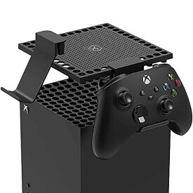 Xbox Series X用放熱防塵カバー,コントローラーホルダー,ヘッドセットホルダー,コントローラースタンド ヘッドセットハンガーフック