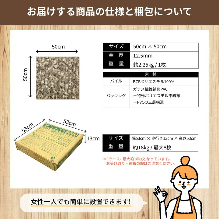 楽天市場】防音カーペット 防音マット 静床プレミア 50×50 cm 日本製 