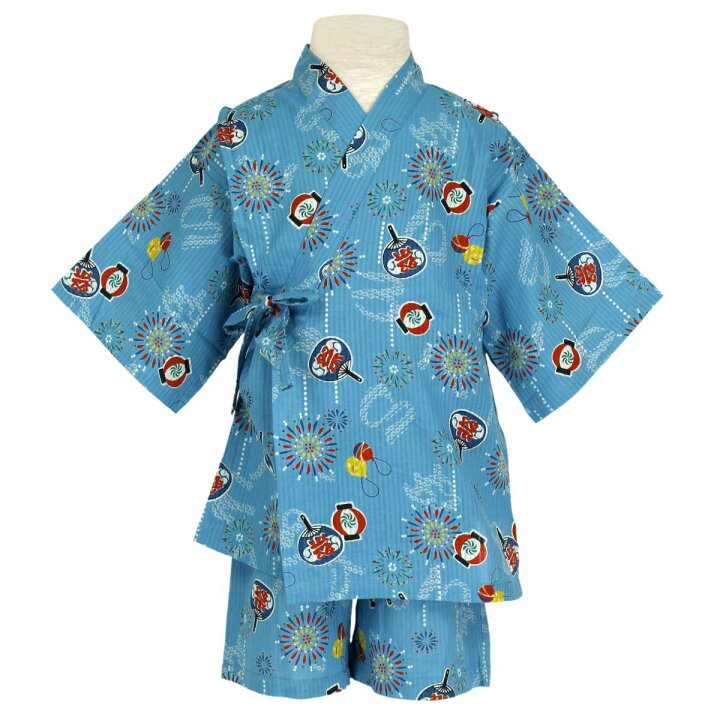 楽天市場 甚平 男の子 キッズ 花火 祭り 綿100 おしゃれ かっこいい 甚平上下セット 浴衣 訳あり B品 ピアニッシモ