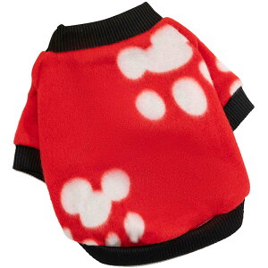 犬の服 犬服 フリース アウター セーター トレーナー トップス リブ素材 肉球柄 秋 春 冬 かわいい