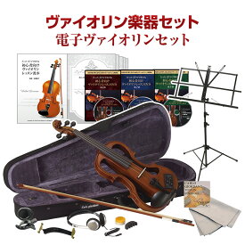 【電子ヴァイオリン楽器セット】初心者向けヴァイオリンレッスンDVD＆テキスト 1〜3弾＋楽器セット【送料無料05_45】