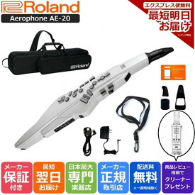 【アウトレット特価祭り】【箱傷アウトレット・未開封新品】Roland ローランド Digital Wind Instrument デジタル管楽器 専用キャリングバッグ付き Aerophone エアロフォン AE-20W パールホワイト【レビュー投稿でクリーナープレゼント☆】