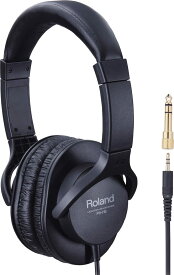 【マラソン★SALE】【ヘッドホンお得に買うならピアノプラザ】【電子ピアノ/キーボード/シンセサイザー/電子ドラム/エアロフォン/DJ機器】Roland ローランド Stereo Monitor Headphones モニターヘッドホン RH-5