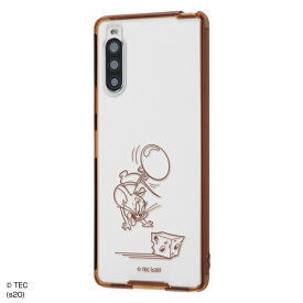 【取寄せ】 送料無料 Xperia 10 II ケース ハイブリッドケース Charaful 『トムとジェリー』 ジェリー docomo SO-41A au SOV43 Y!mobile エクスペリア10 マークツー ソニー xperia10 ii マーク2 衝撃吸収　カバー