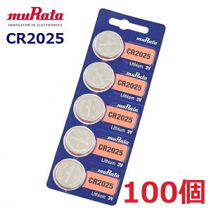  {^dr CR2025 5  × 20Zbg 100 dr muRata RC^ `Edr `E{^dr 3V L[XGg[ ߋ LEDCg \j[ ^ RCdr `Edr h