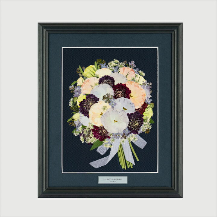 楽天市場 押し花ブーケ 立体ドライブーケ レカンフラワー 送料無料 押し花ブーケ ノクターンブルーm 結婚式 ウェディング 披露宴 ウェルカムスペース ブライダル パーティー 二次会 ブーケ 押し花 Piary ピアリー 楽天市場店